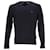 Tommy Hilfiger Suéter masculino macio com decote em V em nylon azul marinho  ref.1296260