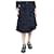 Comme Des Garcons Navy blue tiered skirt - size S Polyester  ref.1296370