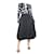 Comme Des Garcons Black satin embroidered skirt - size M Polyester  ref.1296374