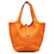 Hermès Orange Clémence Picotin 18 Cuir Veau façon poulain  ref.1296414