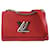 Louis Vuitton Rouge Epi Twist MM Cuir  ref.1296416
