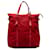Gucci Red GG Nylon Satchel Cloth  ref.1296439