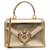 Dolce & Gabbana Bolsa Devoção Dourada Dourado Couro Bezerro-como bezerro  ref.1296470
