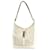Gucci White GG Canvas Jackie Shoulder Bag Leather Cloth Pony-style calfskin Cloth  ref.1296478