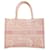 Dior Pink Medium Toile de Jouy Book Tote Cloth Cloth  ref.1296486