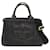Prada Black Canapa Logo Denim Satchel Cloth  ref.1296494