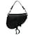 Saddle Sac à main Dior noir mini ultra mat Cuir Veau façon poulain  ref.1296498