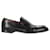 Gucci Web Penny Loafers in Black Leather  ref.1296530