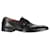 Gucci Loafers mit ineinandergreifendem G aus schwarzem Leder   ref.1296531