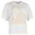 Chloé Chloe Logo T-Shirt aus weißer Baumwolle  ref.1296536