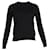 Burberry-Pullover aus schwarzer Wolle mit Ellbogenflicken   ref.1296549