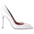 Gianvito Rossi Pointed Toe Pumps in White Leather  ref.1296557