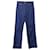 RE/done Jeans de mezclilla de pierna recta en algodón azul  ref.1296576