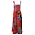 Autre Marque Maxi abito Mara Hoffman Mei con lacci in Tencell con stampa floreale Lyocell  ref.1296580
