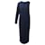 One-Shoulder-Kleid von The Row aus marineblauer Wolle  ref.1296583