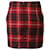 Gonna scozzese Jean Paul Gaultier in lana rossa  ref.1296595