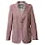 Blazer à simple boutonnage Bella Freud en coton rose  ref.1296598