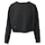 Yves Saint Laurent Long Sleeve Blouse with Button Detail in Black Wool  ref.1296601