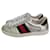 Gucci Sneakers Silber Leder  ref.1296705