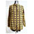 Camiseta blusa de seda vintage barroca dorada de mujer de Gianni Versace Istante. Dorado  ref.1296709