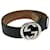 GUCCI Guccissima GG Canvas Belt Leather 41.3"" Black 114984 Auth hk1156  ref.1296792