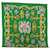 Hermès HERMES CARRE 90 FERRONERIE Sciarpa Seta Verde Auth bs12076  ref.1296859