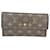 Louis Vuitton Porte tresor international Brown Cloth  ref.1296995