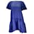 Autre Marque Vestido swing azul Kalita com costas abertas Algodão  ref.1297065