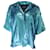 Autre Marque Meryll Rogge Blue Sequined Short Sleeved Top Synthetic  ref.1297067