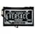 Black Versace License Plate Clutch Leather  ref.1297075