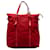 Red Gucci GG Nylon Satchel Leather  ref.1297076