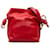 Petit sac à bandoulière rouge Loewe avec nœud flamenco Cuir  ref.1297079