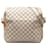 Beige Louis Vuitton Damier Azur Naviglio Crossbody Bag Bianco Tela  ref.1297105