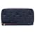 Blue Louis Vuitton Monogram Empreinte Zippy Wallet Leather  ref.1297118