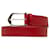 Louis Vuitton rojo 2013 Maison Fondée es 1854 en el cinturón Roja Cuero  ref.1297126