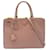 Bolso satchel con cremallera y forro Prada Saffiano Lux Galleria rosa Cuero  ref.1297131