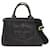 Bolso satchel vaquero negro con logo Prada Canapa Juan  ref.1297132