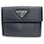 Black Prada Tessuto Small Wallet Synthetic  ref.1297134