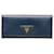Blaue Prada-Geldbörse mit Klappe aus Saffiano-Leder  ref.1297140