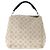 Borsa Louis Vuitton Mahina Babylone PM beige - vista 3