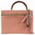 Pink Chanel Knock On Wood Vanity Case Leather  ref.1297148