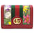 Carteira pequena vermelha Gucci GG Supreme Flora Ophidia Vermelho Couro  ref.1297179