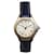Relógio Cougar Prata Cartier Quartzo em Aço Inoxidável Couro  ref.1297180
