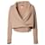 Chanel, Cashmere crossover cardigan Brown  ref.1297253