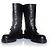 Jimmy Choo, Biker 2 Lederstiefel Schwarz - Ansicht 5