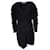 IRO, Mini-robe drapée scintillante Luca Noir  ref.1297277