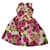 Vestido mini de seda com estampa floral Dolce & Gabbana D&G 42IT Multicor  ref.1297315