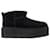 Classic Ultra Mini Platform Ankle Boots - Ugg - Leather - Black  ref.1297363