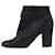 Chanel Schwarze High Heel-Stiefel mit CC-Charme - Größe EU 37.5 Leder  ref.1297403