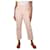 7 For All Mankind Rosa Jeans mit geradem Bein - Größe UK 12 Pink Baumwolle  ref.1297415